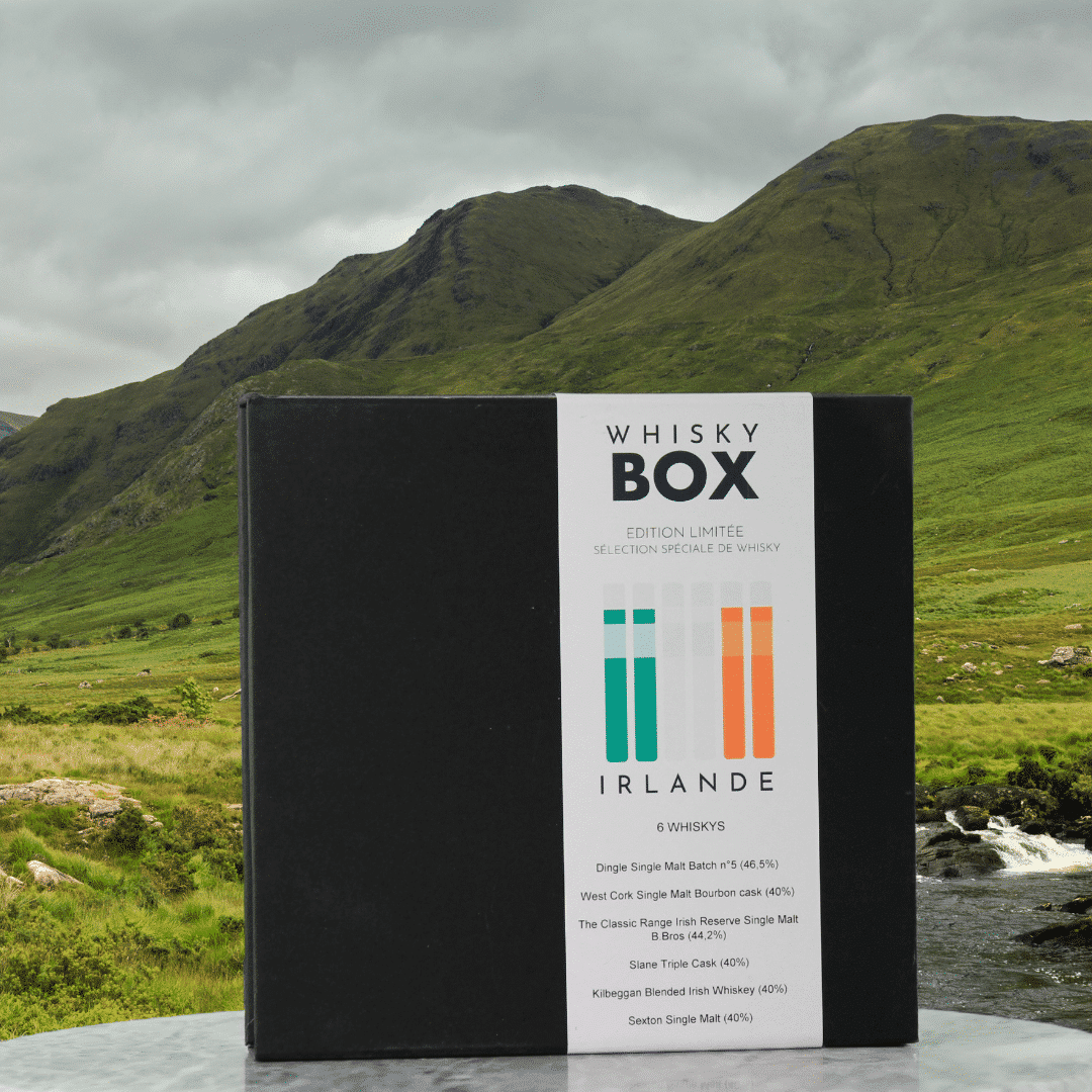 Coffret dégustation whisky irlandais