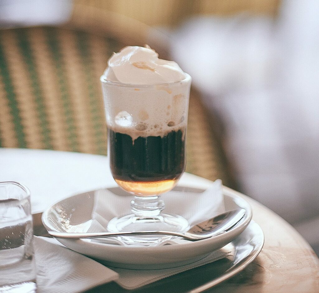 irish coffee à base de whisky irlandais