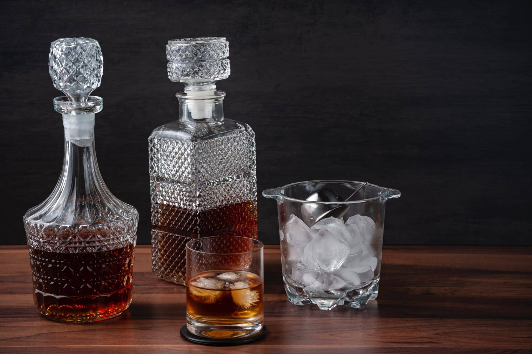 Ensemble cadeau en verre de whisky de luxe - ensemble de pierres