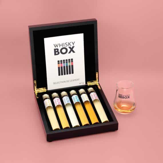 Coffret dégustation d'une sélection de 6 whiskys d'exception