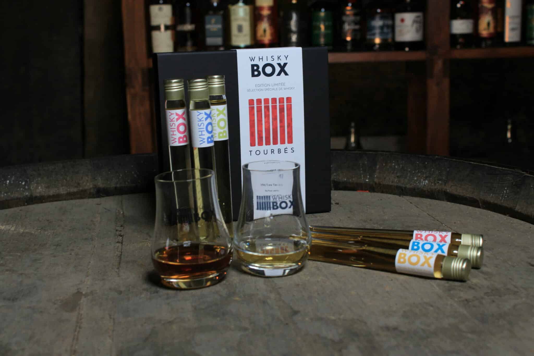 Achat Coffret Dégustation Whisky Tourbé - 6 x 40 ml Fiches de