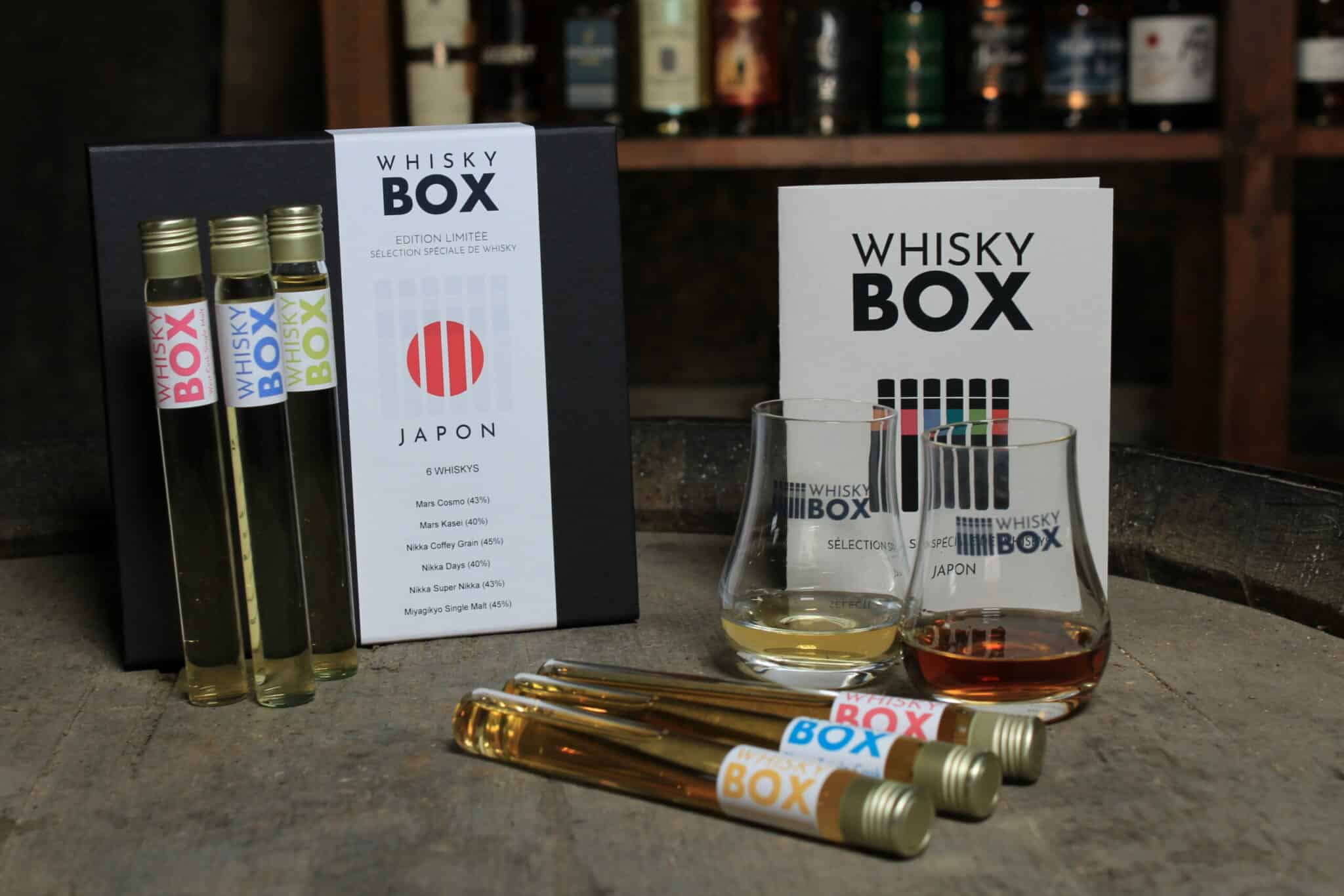 Coffret dégustation Whisky Tasting box cadeau set de 6 echantillons