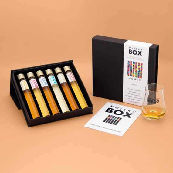 Coffret dégustation et découverte d'une sélection de 6 des meilleurs whiskys au monde