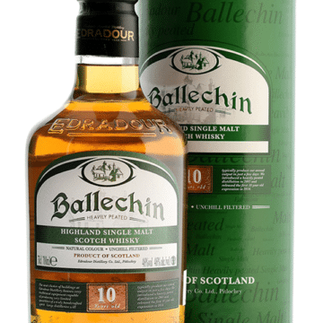 Ballechin 10 y.o. heavily peated 46%