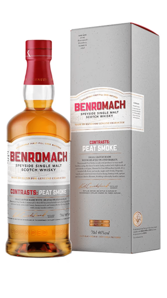 Benromach Peat Smoke et sa bouteille