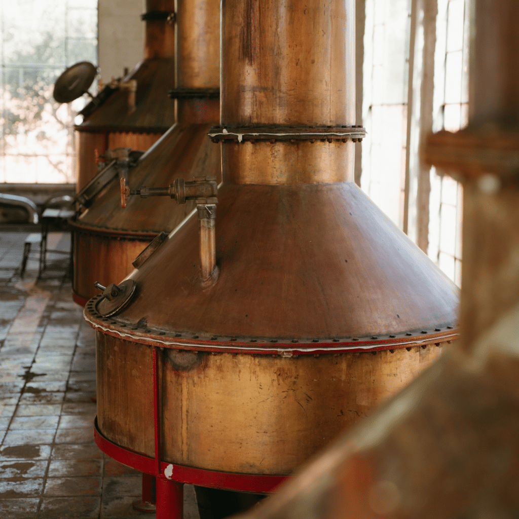 alambic utilisé dans la distillation